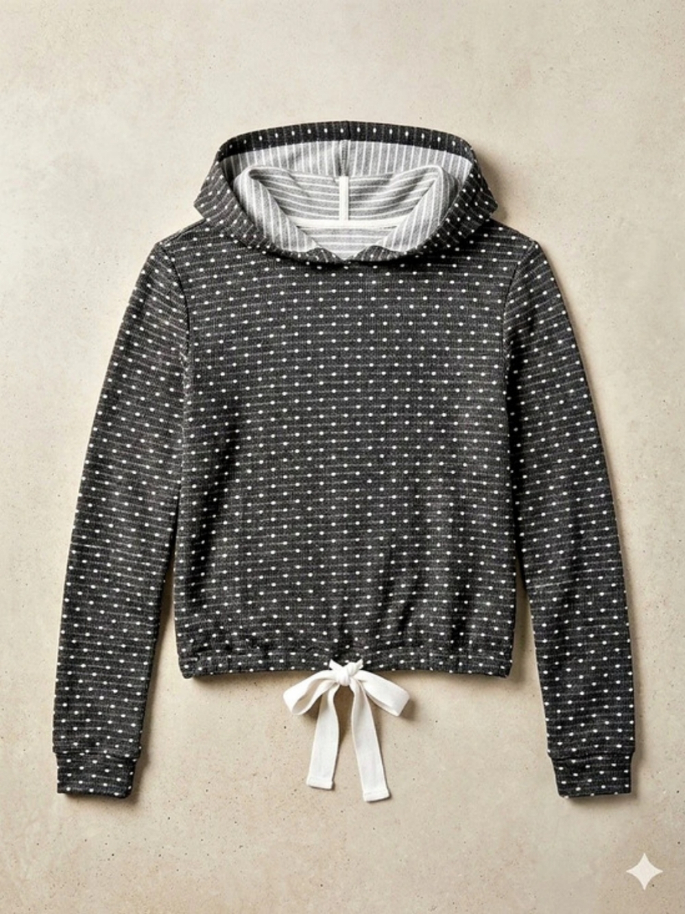 ONLY Polka Dot Hoodie XS